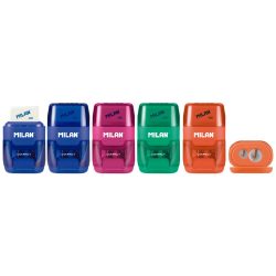 Milan Compact Sharpener Eraser Combo