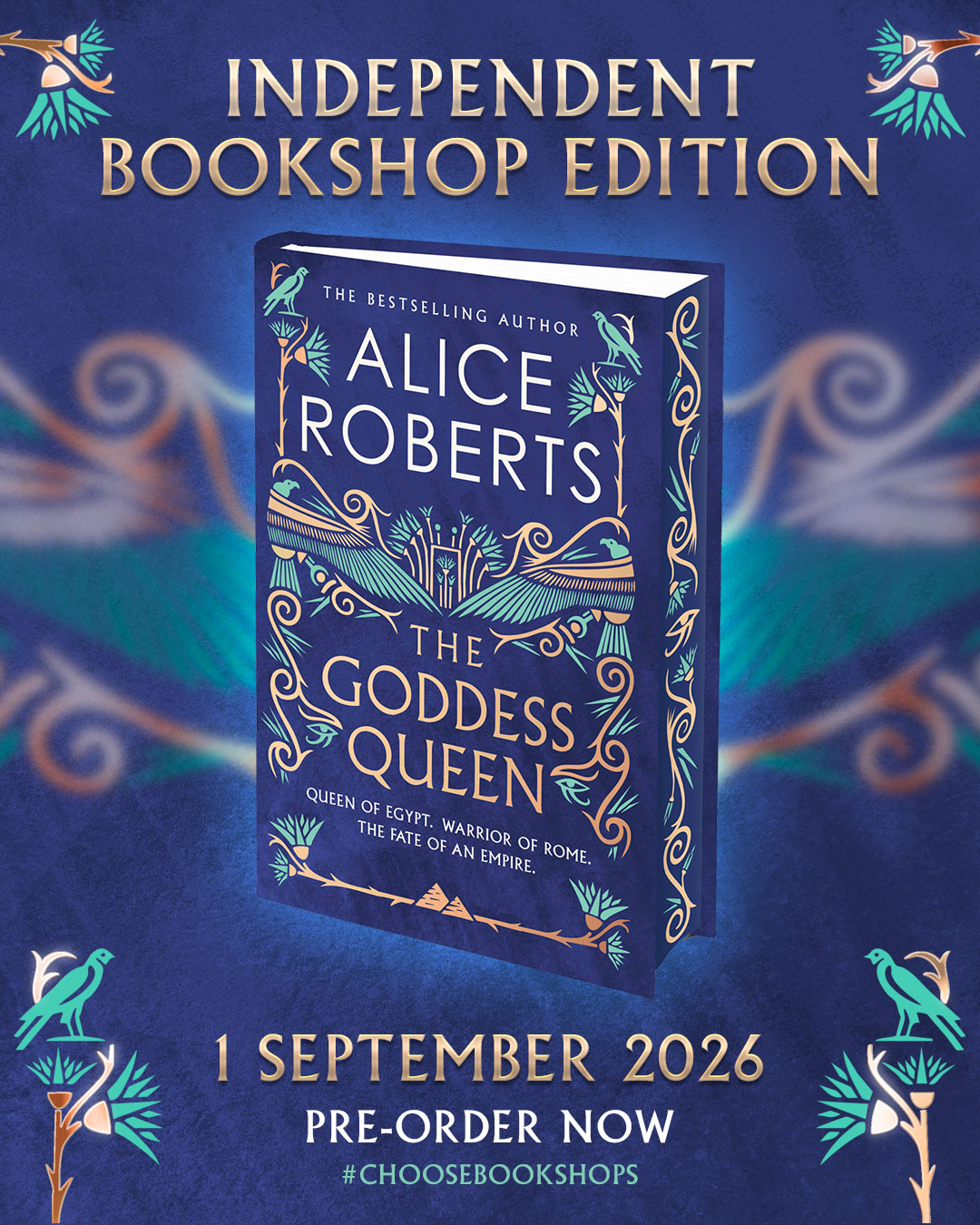 The Goddess Queen: Signed Indie Edition (Hardback) Alice Roberts (author) Coming 1st September